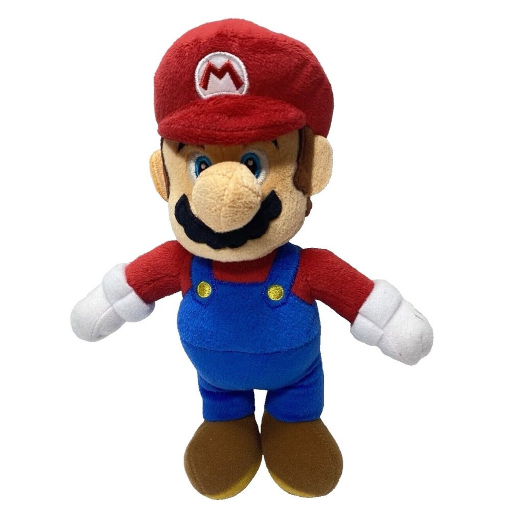 Super Mario Brothers Plush Stuffed Mario Nintendo Game Toy Character Mario GUC